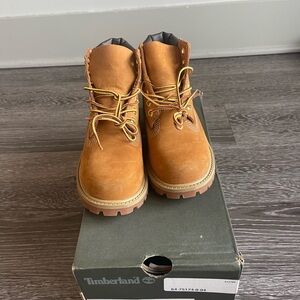 Timberland Brown Leather Lace-Up Boots